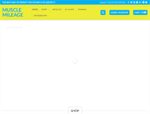 Tablet Screenshot of musclemileage.com